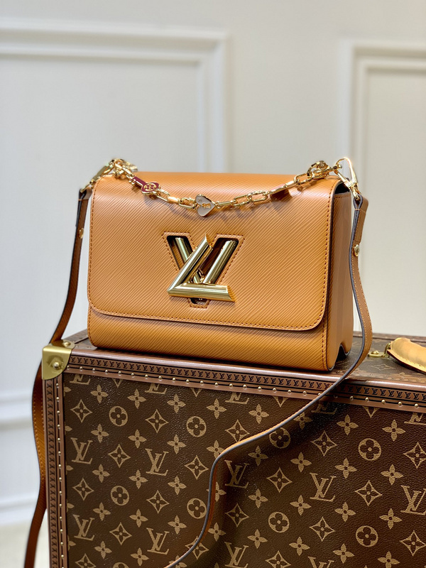 shoulder bag Louis Vuitton twist Camel61EA