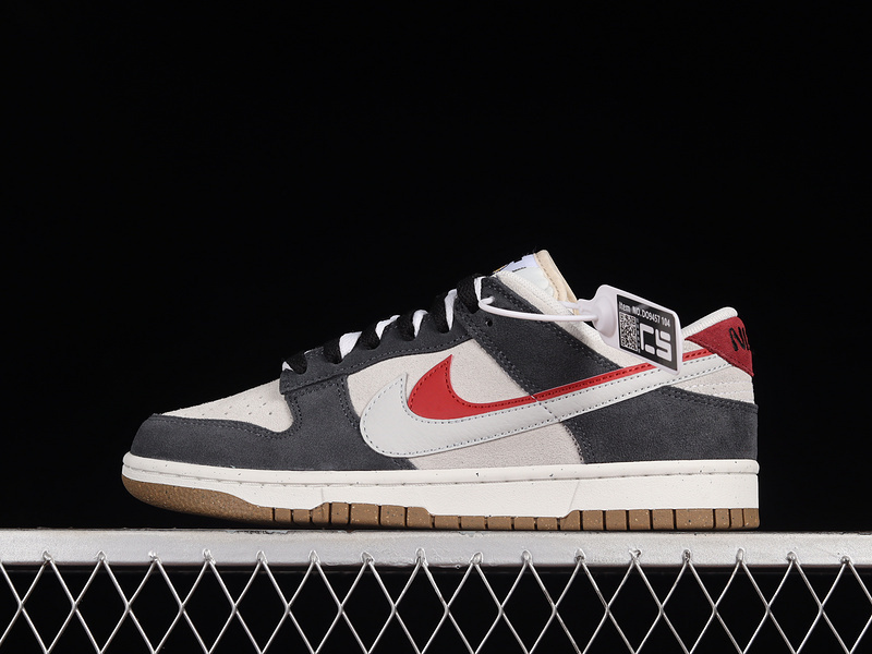 dunk 270 DO9457 104 SB DUNK LOW 85 GREY RED WHITE WOMAN 36 39 MAN 40 46 B4BA