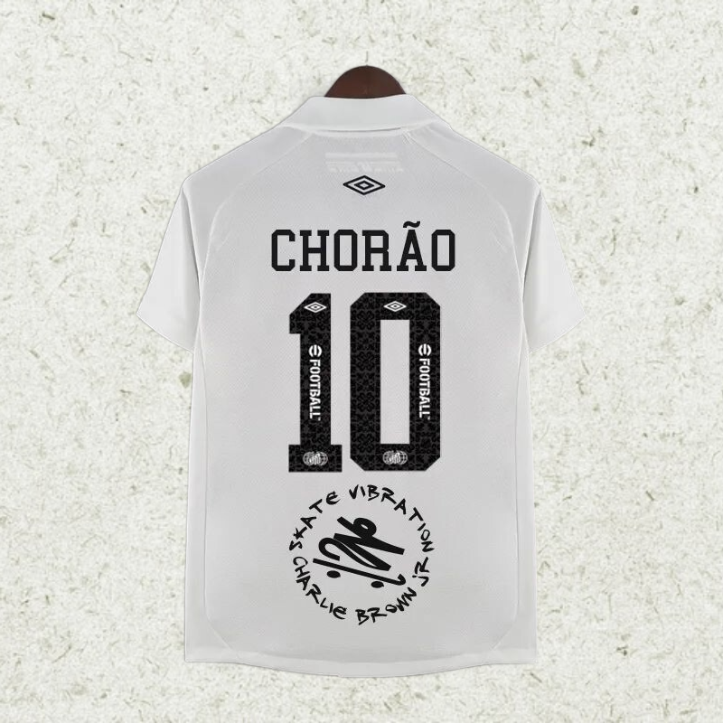 2223 Santos home Chorão Commemorative Edition soccer jersey Camisetayupoo camisas de time