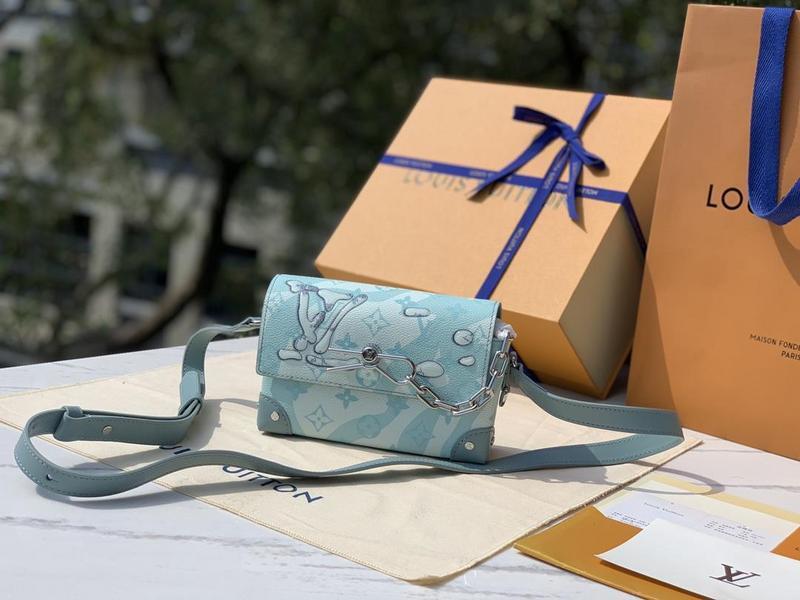 shoulder bag m22637 lv shoulder bag light green SteamerWearable64A6