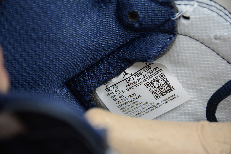 jordan 1 280 DC1788 100 AIR JORDAN 1 HIGH OG CO.JP WHITE MIDNIGHT NAVY METALLIC SILVER 5F18