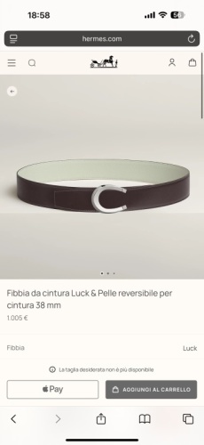 HERMES Belt -HERMES 01651348