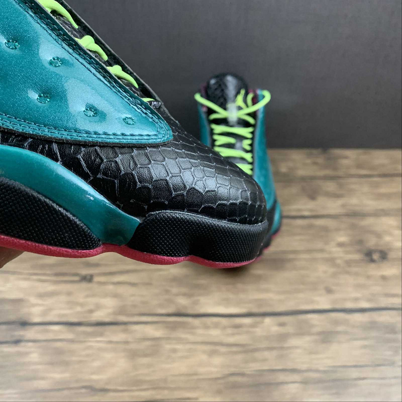 【550】[836405-305]-[AIR JORDAN 13 RETRO DOERNBECHER EMERALD GREEN∕VOLT ICE∕BLACKaj 13