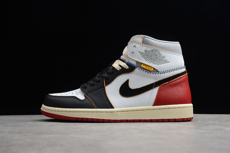 jordan 1 BV1300 106 AIR JORDAN 1 RETRO HIGH NRG UN BLACK TOE WHITE BLACK VARSITY RED MAN 40 4