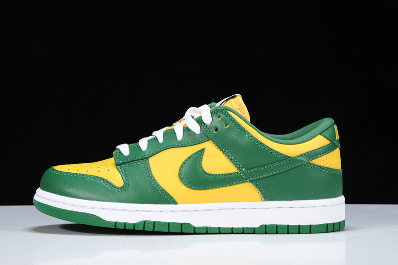 dunk 380 CU1727 700 SB DUNK LOW SP BRAZIL VARSITY MAIZE PINE GREEN WHITE UNISEX 36 46 D75B