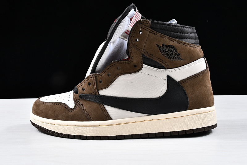 jordan 1 450 CD4487 100 AIR JORDAN 1 HIGH OG TRAVIS SCOTT SP DARK MOCHA WHITE WOMAN 36 39 F2D