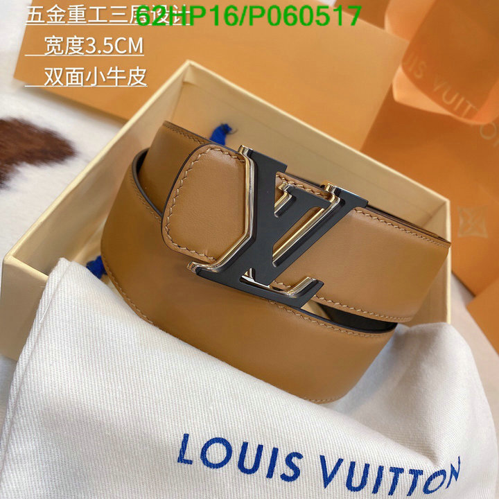 gucci belt Louis Vuitton Designer Belt Code P060517B52D