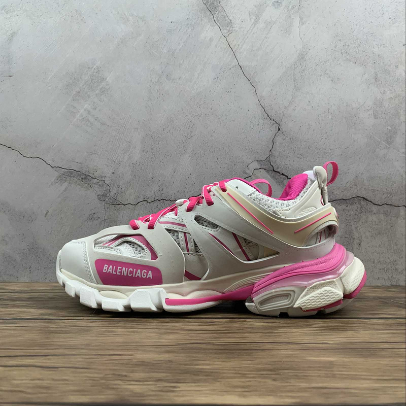 BALENCIAGA TRACK 【580】[BA﹡LEN﹡CIAGA TRACK 3.0 SNEAKER BEIGE∕PINK∕WHITE]-[WOMAN︰35-39]-[MAN︰40-