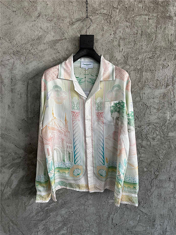casablanca 11 CASABLANCA Silk Shirt Top Version 170 6DE7