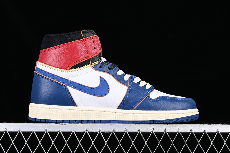 jordan 1 360 BV1300 146 AIR JORDAN 1 UNION WHITE BLACK RED BLUE MAN 40 47.5 10FB