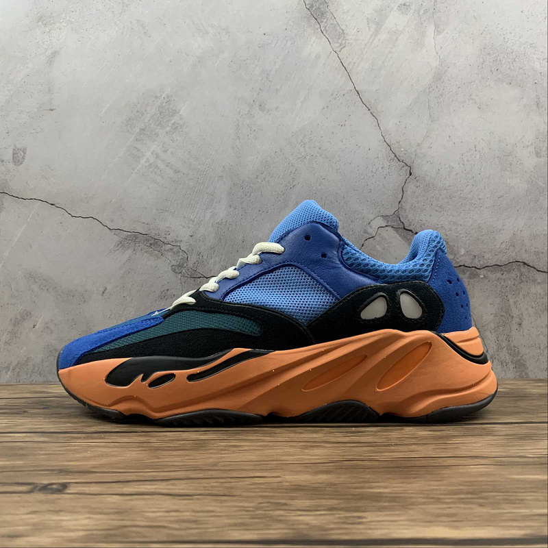yeezy 700 340 GZ0541 YEEZY BOOST 700 BRIGHT BLUE CORE BLACK ORANGE WOMAN 36 39 MAN 40 47 20EF