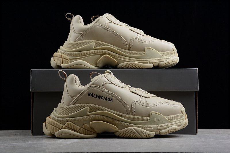 BALENCIAGA TRIPLE S 【480】[W2FA59700]-[BA﹡LEN﹡CIAGA TRIPLE S SNEAKERS LIGHT KHAKI∕LIGHT KHAKI∕L