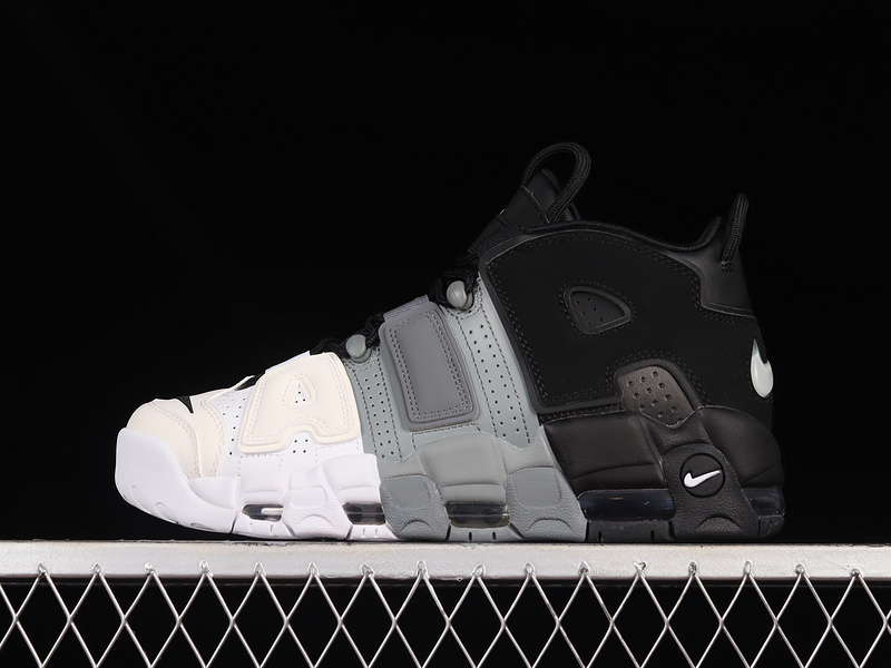 uptempo 360 921948 002 AIR MORE UPTEMPO TRI COLOR BLACK COOL GREY WHITE WOMAN 36 39 MAN 40 46