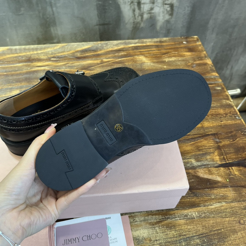 miu miu Miu leather shoes 35 41D986