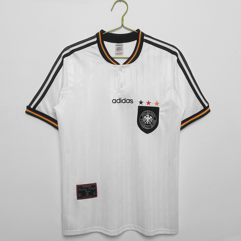 vintage Germany retro jerseys 1996 maglia calcio maillot football camisetas futbolE49B