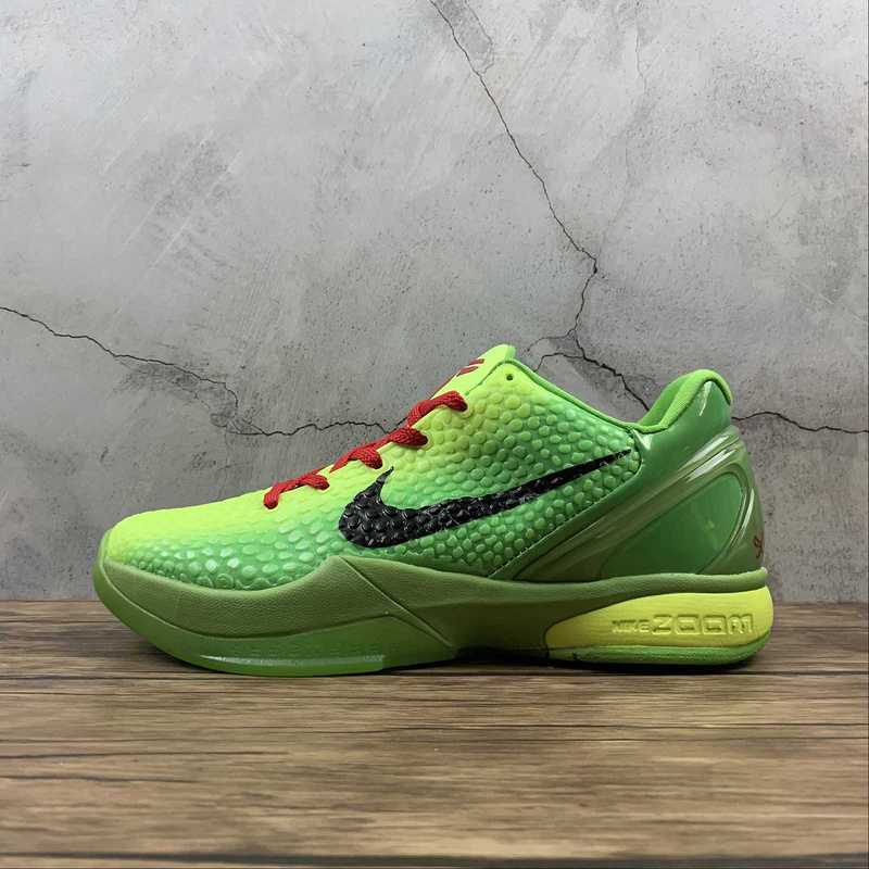 kobe 340 CW2190 300 ZOOM KOBE 6 PROTRO GRINCH GREEN APPLE VOLT CRIMSON BLACK MAN 40 46 18F8
