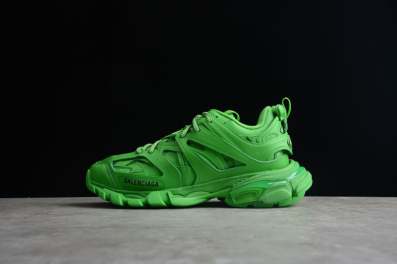 BALENCIAGA TRACK 【600】[BA﹡LEN﹡CIAGA TRACK 3.0 SNEAKERS GREEN∕GREEN∕BLACK]-[WOMAN︰35-39]-[MAN︰4