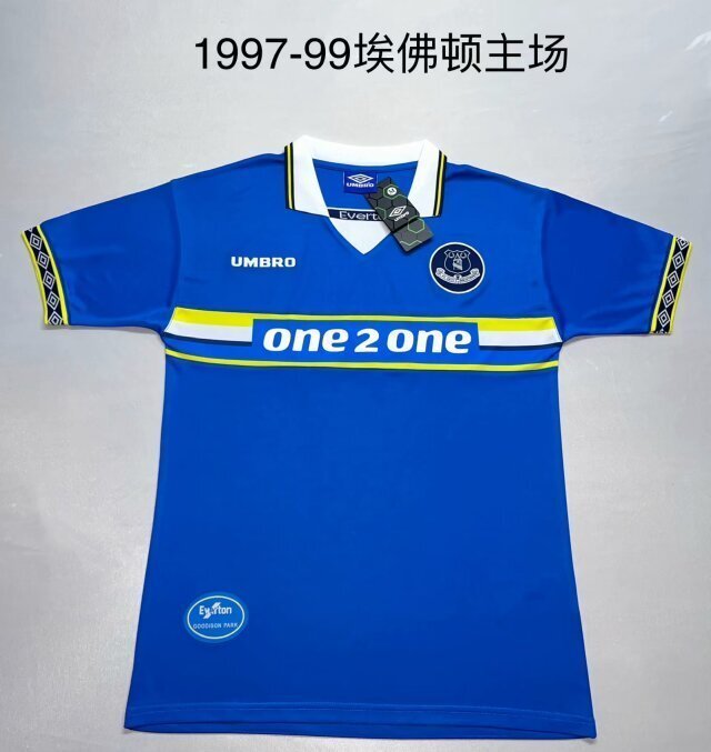 retro jersey Everton retro jerseys 1997 maglia calcio maillot football camisetas futbolA0C2