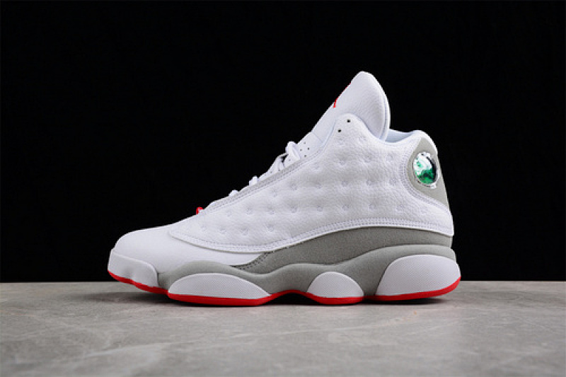 【580】[414571-160]-[AIR JORDAN 13 RETRO WHITE∕TRUE RED∕WOLF GREY]-[MAN︰40-47.5](aj 13