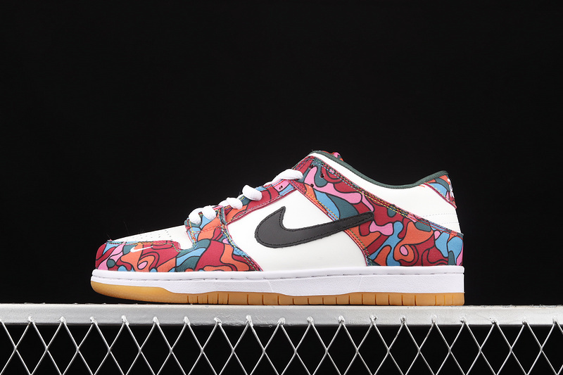 dunk 360 DH7695 600 PARRA X DUNK LOW PRO SB ABSTRACT ART FIRE PINK GYM RED MOCHA WHITE ROYAL