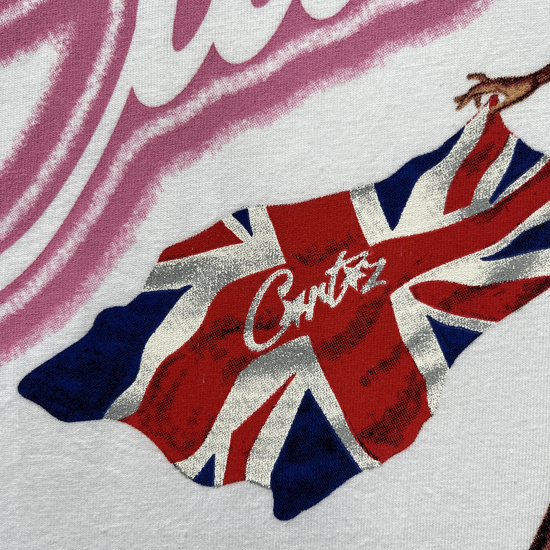 corteiz 78 Dancing Girl Flag T-Shirt 1859