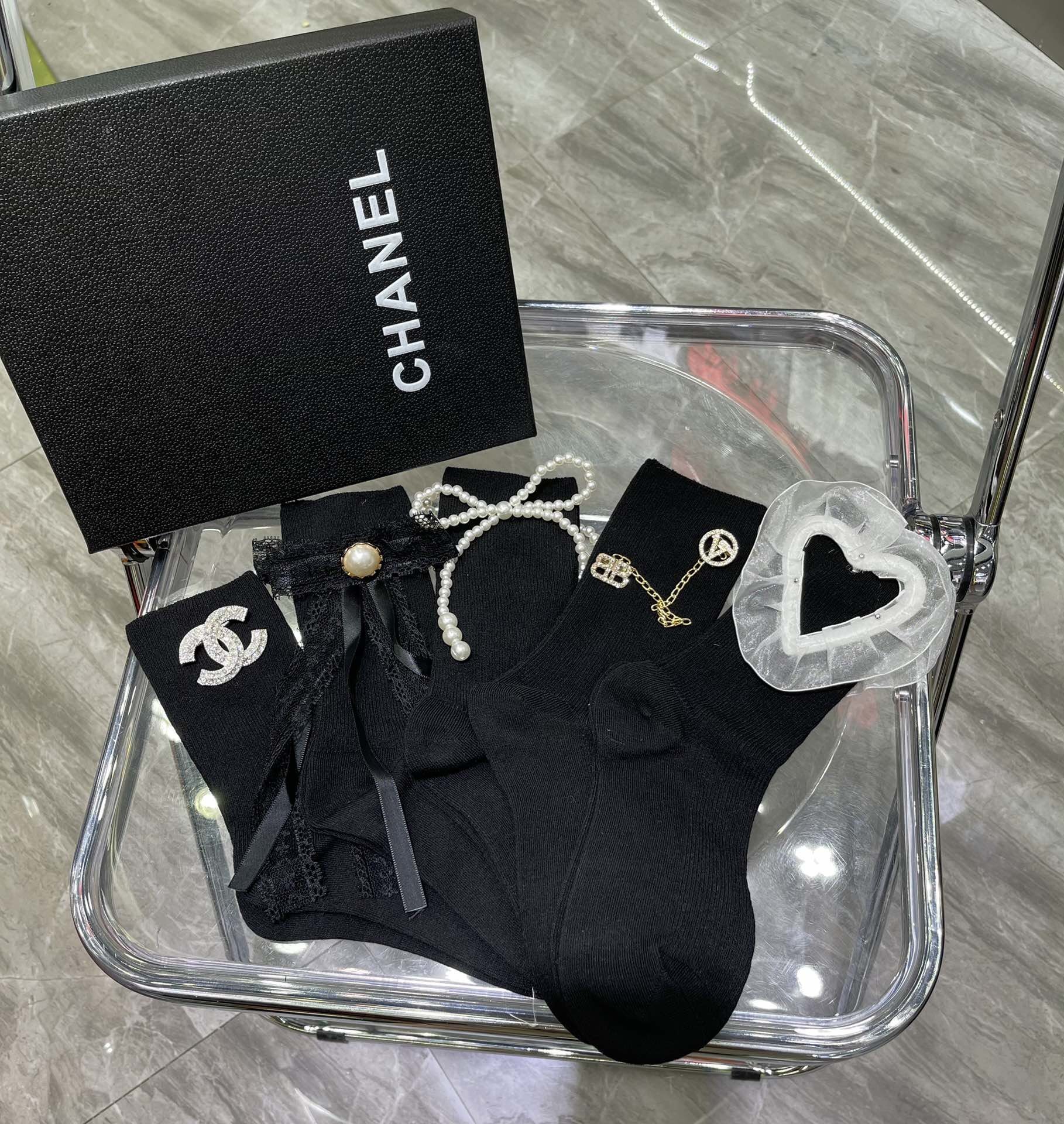 sock yoyo -004372P129Socks(1442)