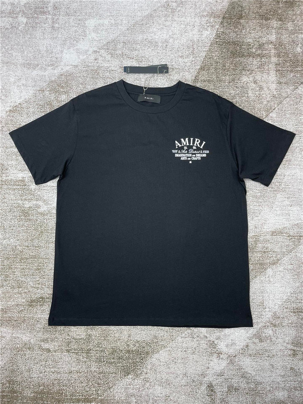 $130 2023ss A﹡iri T Shirt Top Version(4E76) amiri clothes