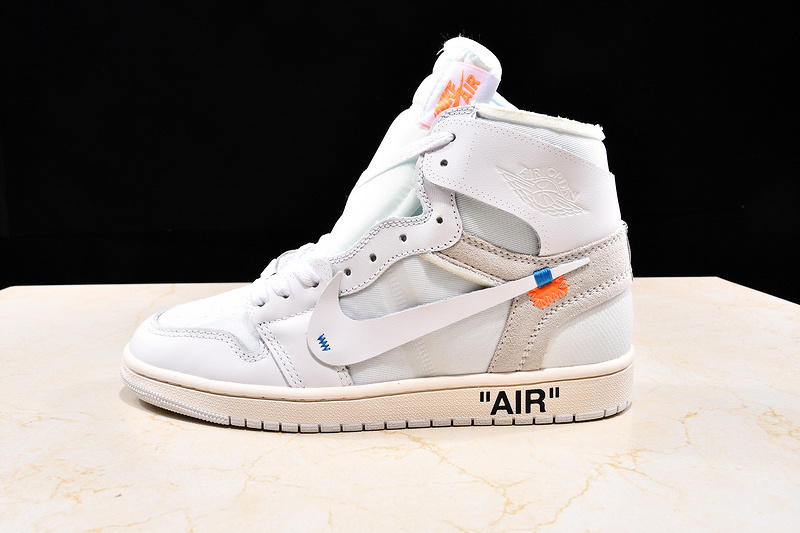 jordan 1 500 AQ8296 100 OWF AIR JORDAN 1 RETRO HIGH GS X OFF WHITE WHITE UNISEX 36 47.5 FEC2