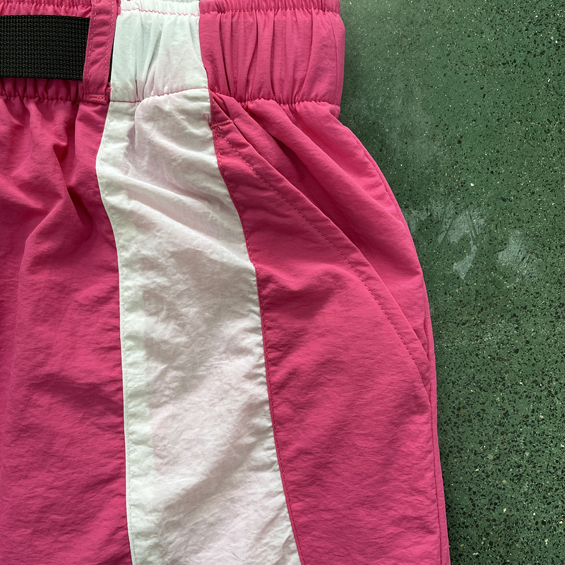 corteiz 165 Alcatraz Sun Rain Shorts-Pink DC75