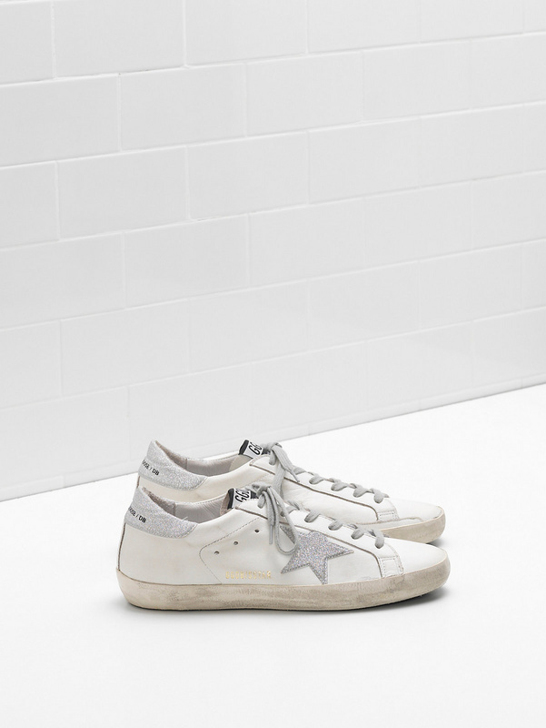 golden goose SUPERSTAR Sneakers G32WS590.E51 Upper in calf leather Star and heel tab with gli