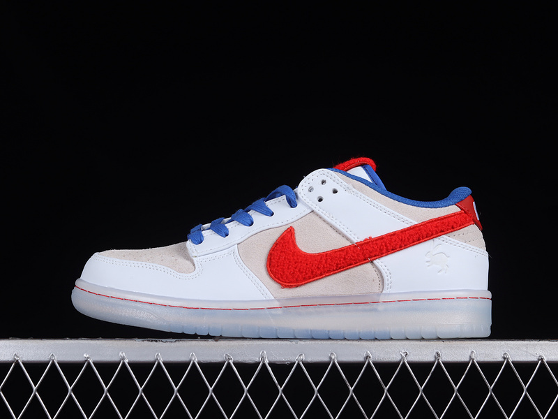 dunk 330 DR5688 100 SB DUNK LOW WHITE GREY RED BLUE WOMAN 35 39 MAN 40 45 CEB2