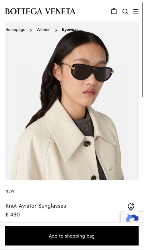 Bottega Veneta glasses -BV 0075A225