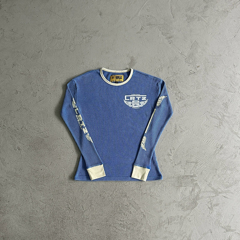 goat 149 gasolina waffle washed long sleeves6511