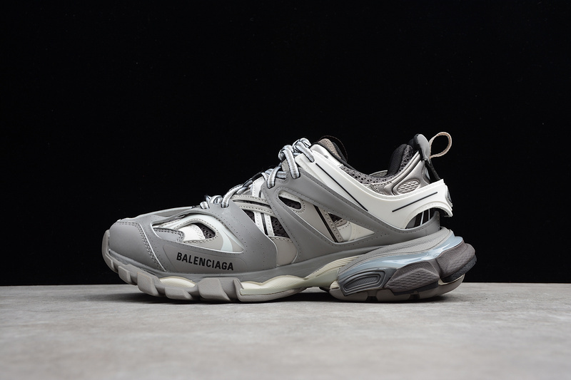 BALENCIAGA TRACK [175-171-187]-[ECBA8002884]-[TRACK LED TRAINERS 3.0 SHOES GREY∕BLACK]-[UNISEX