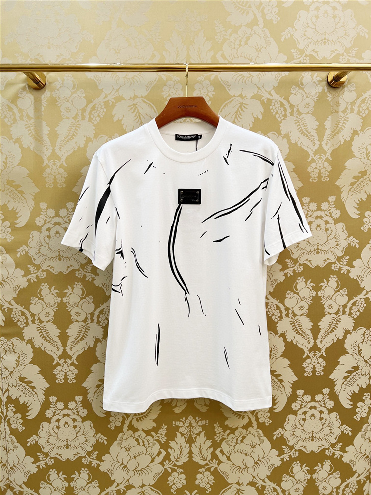 Dolce & Gabbana Clothes 2024 Gabbana T Shirt Top Version 6B4C