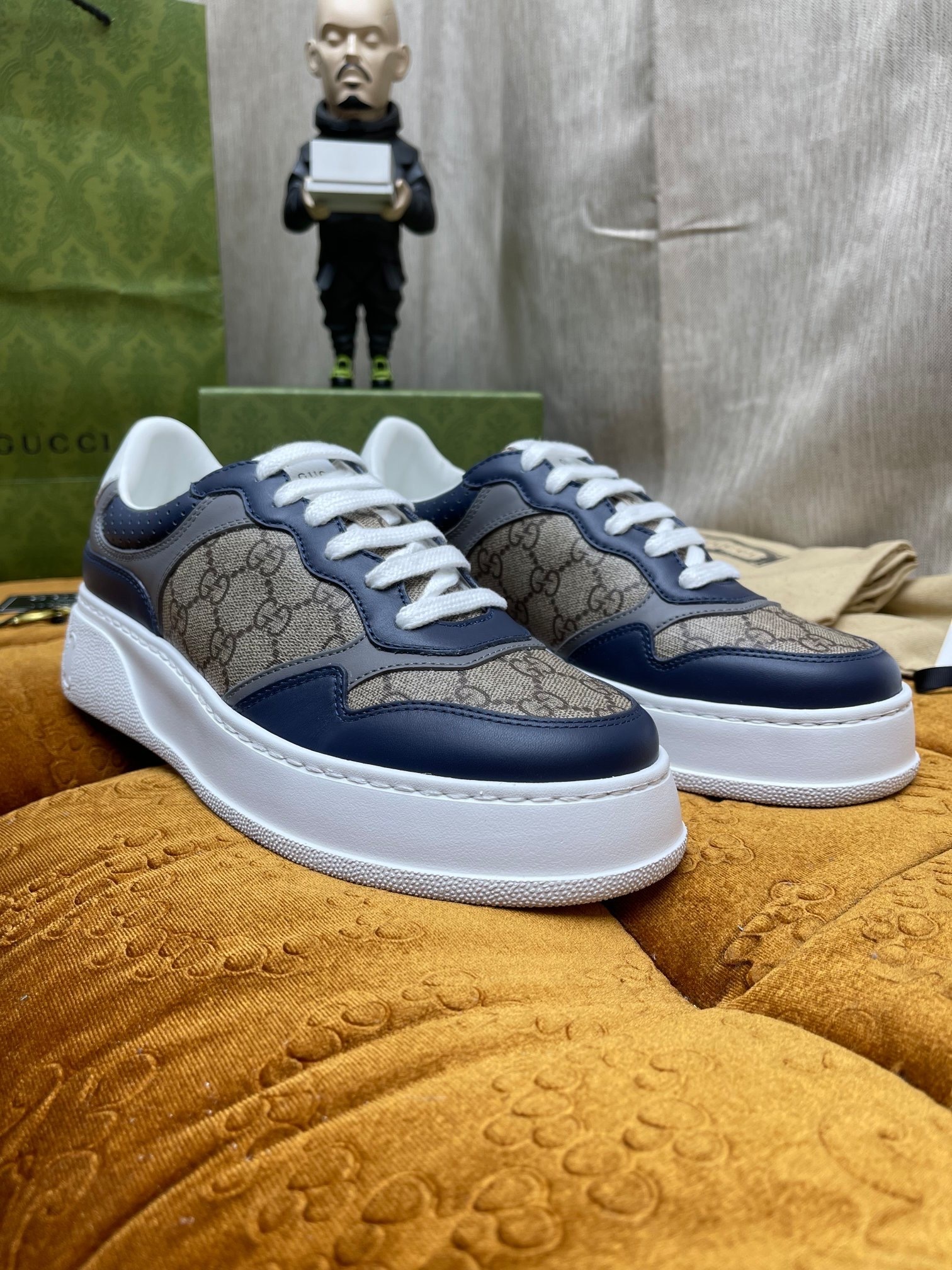 GUCCI SHOES Gucci GG sneaker 669582(170usd)(8DD6)