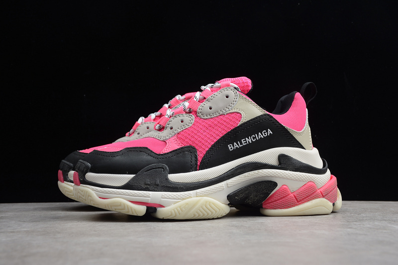 BALENCIAGA TRIPLE S [ECBA800616H]-[TRIPLE S SNEAKER DADSHOE PINK∕BLACK∕WHITE]-[UNISEX︰35-45]-[