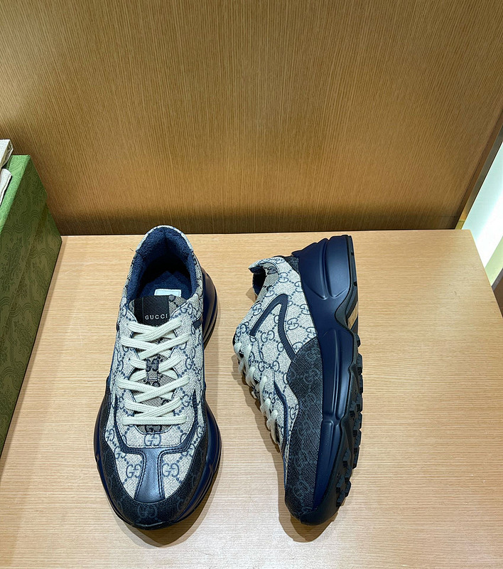 GUCCI SHOES Gucci GG Rhyton sneaker 692909(195usd)(0476)