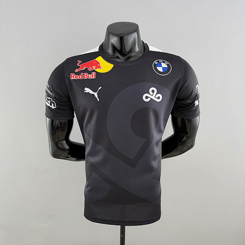 mercedes RedBull 2022 F1 black shirt4F1F
