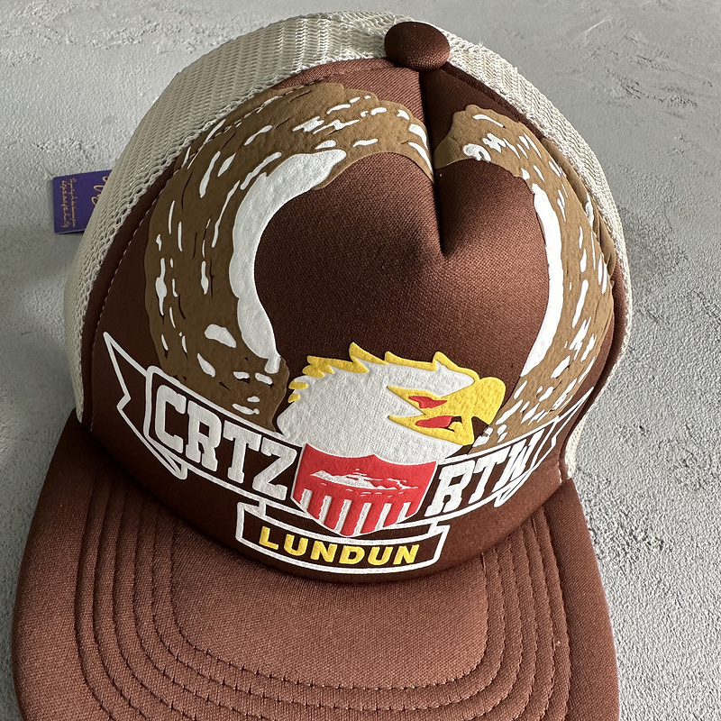 goat 65 Eagle Trucker Cap Brown2624