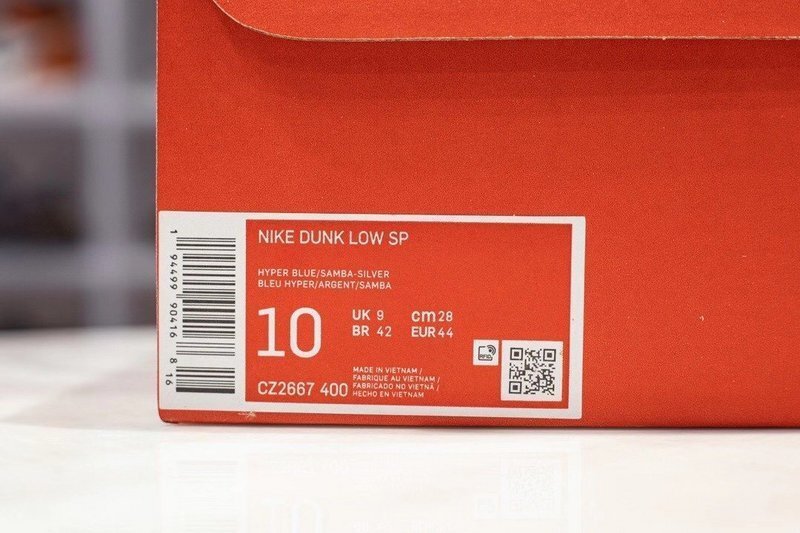 h12 【450】[CZ2667-400]-[H12 DUNK LOW RETRO SAMBA 2020 HYPER BLUE∕SAMBA∕SILVER]-[MAN︰3