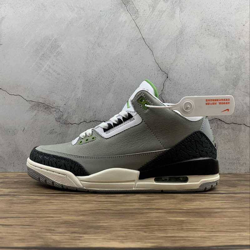 jordan 3 430 136064 006 AIR JORDAN 3 RETRO CHLOROPHYLL LIGHT SMOKE GREY CHLOROPHYLLBL... F2F0