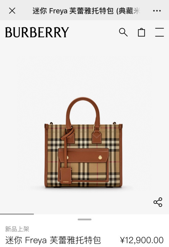 BURBERR Bag -BURBERRY 02396ECF