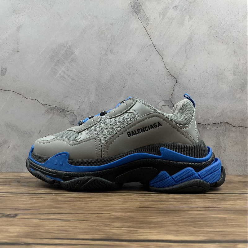 BALENCIAGA TRIPLE S 【470】[BA﹡LEN﹡CIAGA TRIPLE S DADSHOE DARK GREY∕BLACK∕BLUE]-[WOMAN︰36-39]-[M
