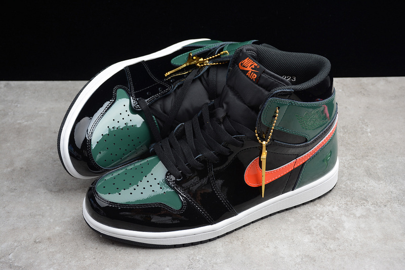 jordan 1 AV3905 038 AIR JORDAN 1 RETRO HIGH OG SF BLACK ORANGE RED GREEN MAN 40 46 OG00260 DF