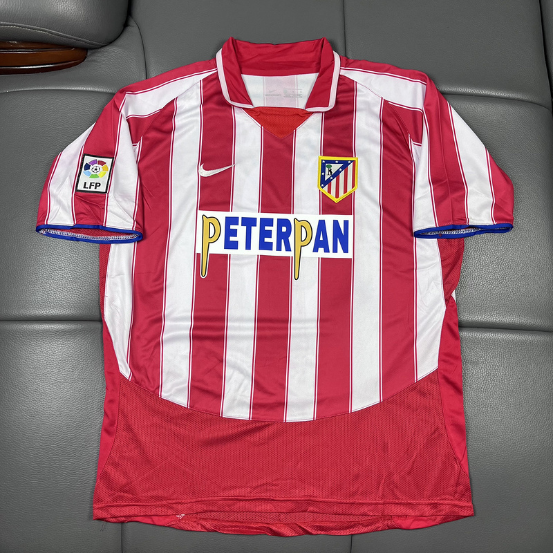 retro jersey AT Madrid retro Home soccer jersey 2003 04 maglia calcio maillot football