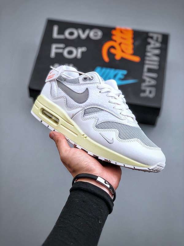 Air Max 1 Black White Grey 438E