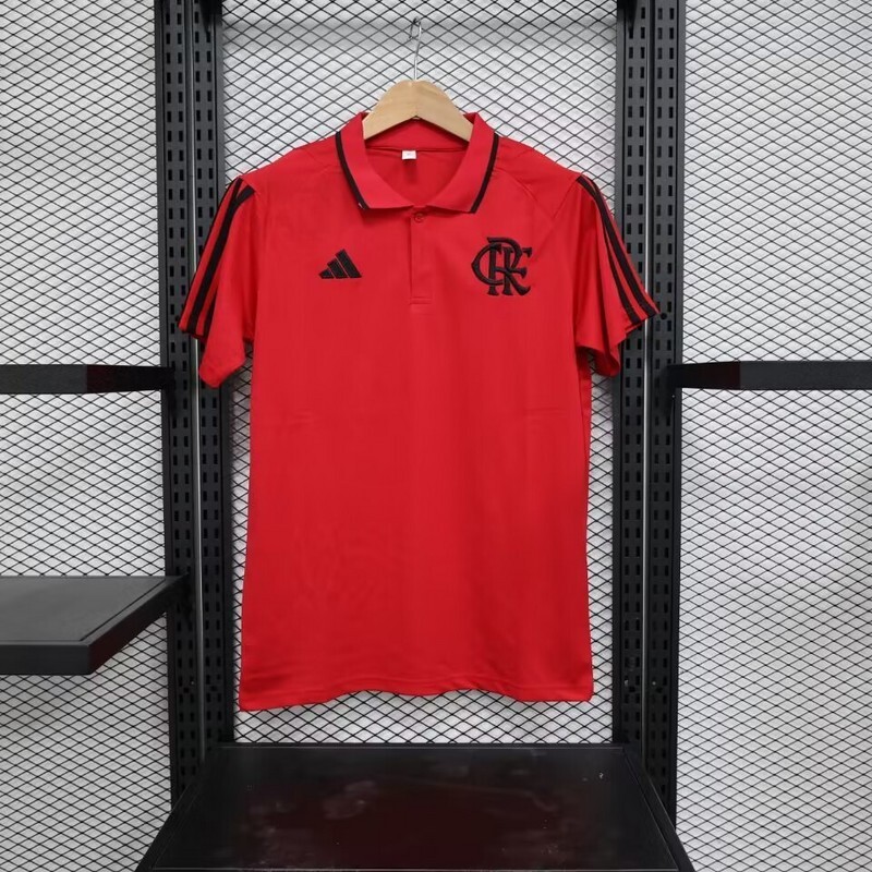 2324 flamenco red Soccer Jersey FOOTBALL T-SHIRT MAILLOT De Footballyupoo camisas de time