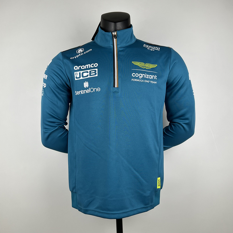 mercedes Aston Martin 2023 F1 green sweater4271
