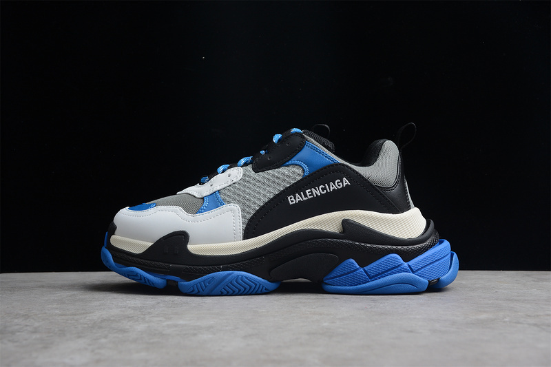 BALENCIAGA TRIPLE S 【500】[W20C50107]-[BA﹡LEN﹡CIAGA TRIPLE S GREY∕BLACK∕DARK BLUE]-[WOMAN︰35-39